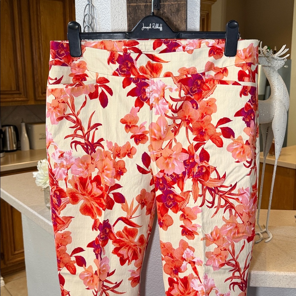 Chico’s Brigitte™ Slub Ankle Pants Tall - Picture 7 of 12